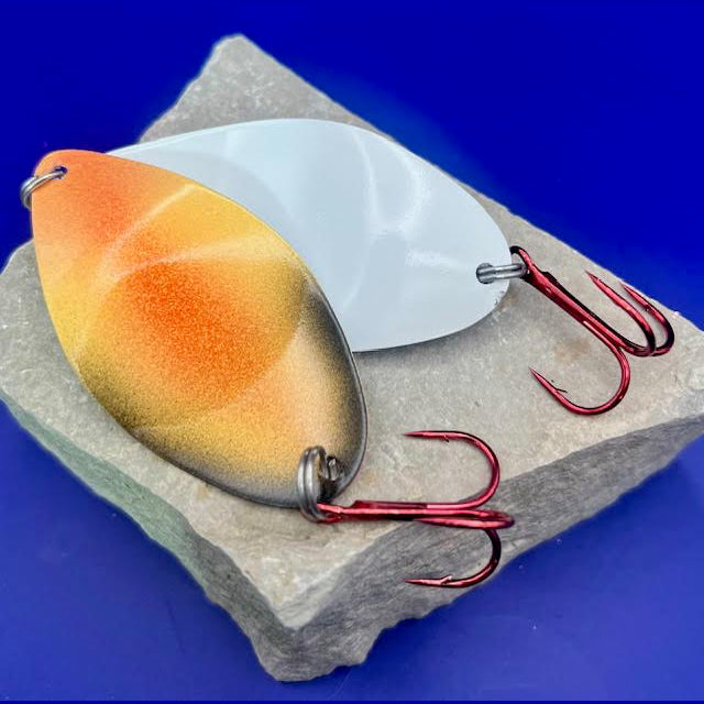 Crazy Canuck 3" Wobbler Trolling Spoon - Crazy Red Nugget