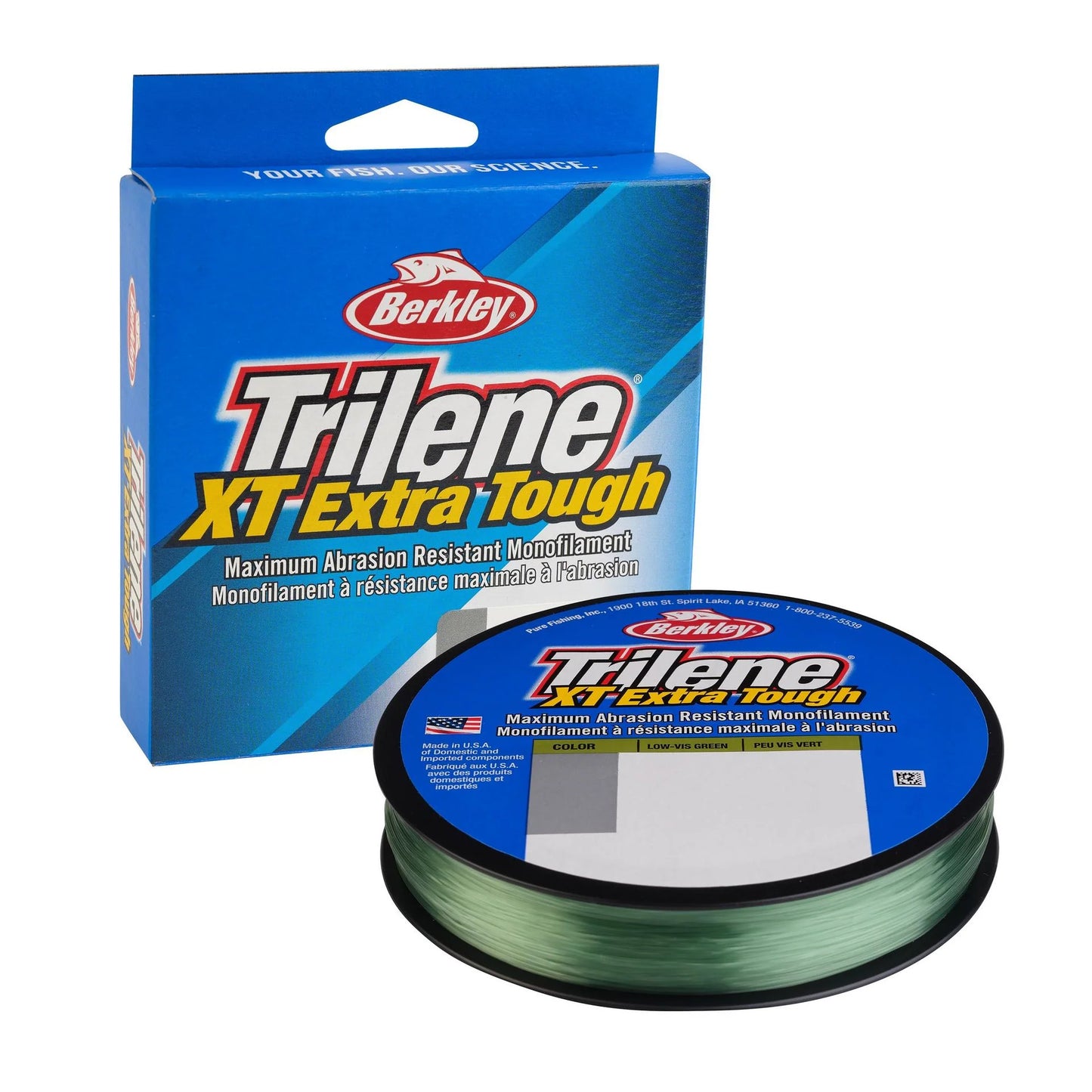 Berkley Trilene XT - Vert basse visibilité