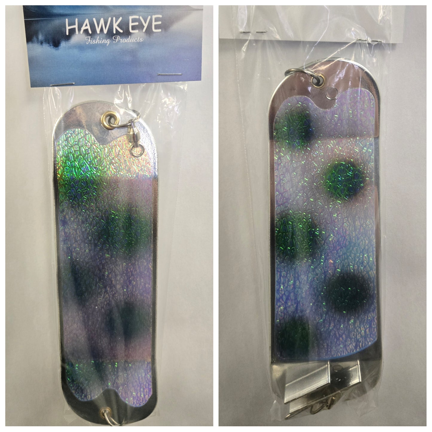 Hawk Eye 8 Inch Flasher - Black Ice