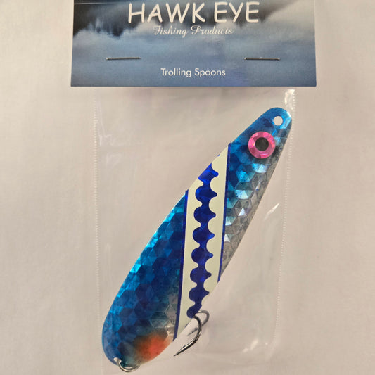 Hawk Eye 4 3/4" Trolling Spoon - Bluefin