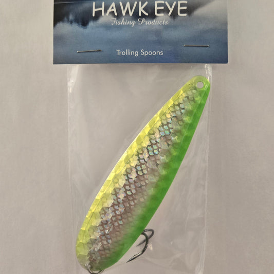 Hawk Eye 4 3/4" Trolling Spoon - Parakeet