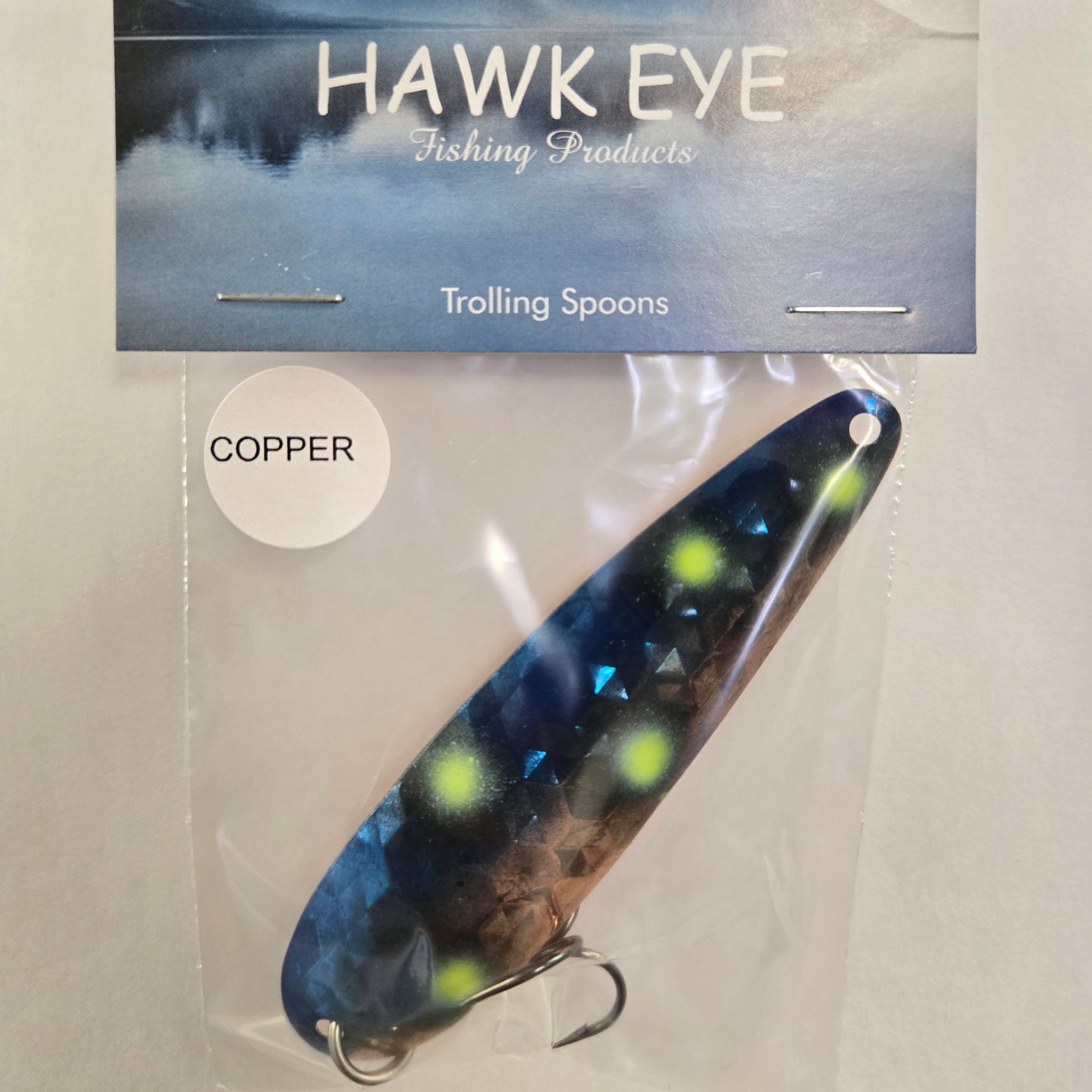Hawk Eye Trolling Spoon - Northern Lights