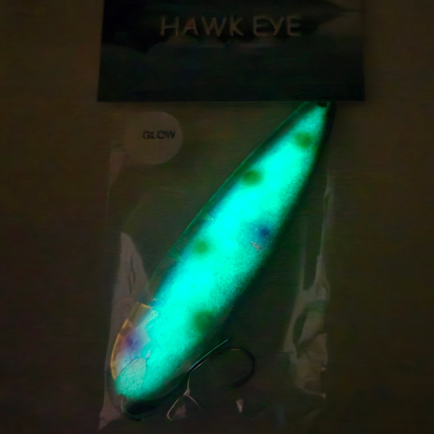 Hawk Eye Trolling Spoon - Glow Beat It