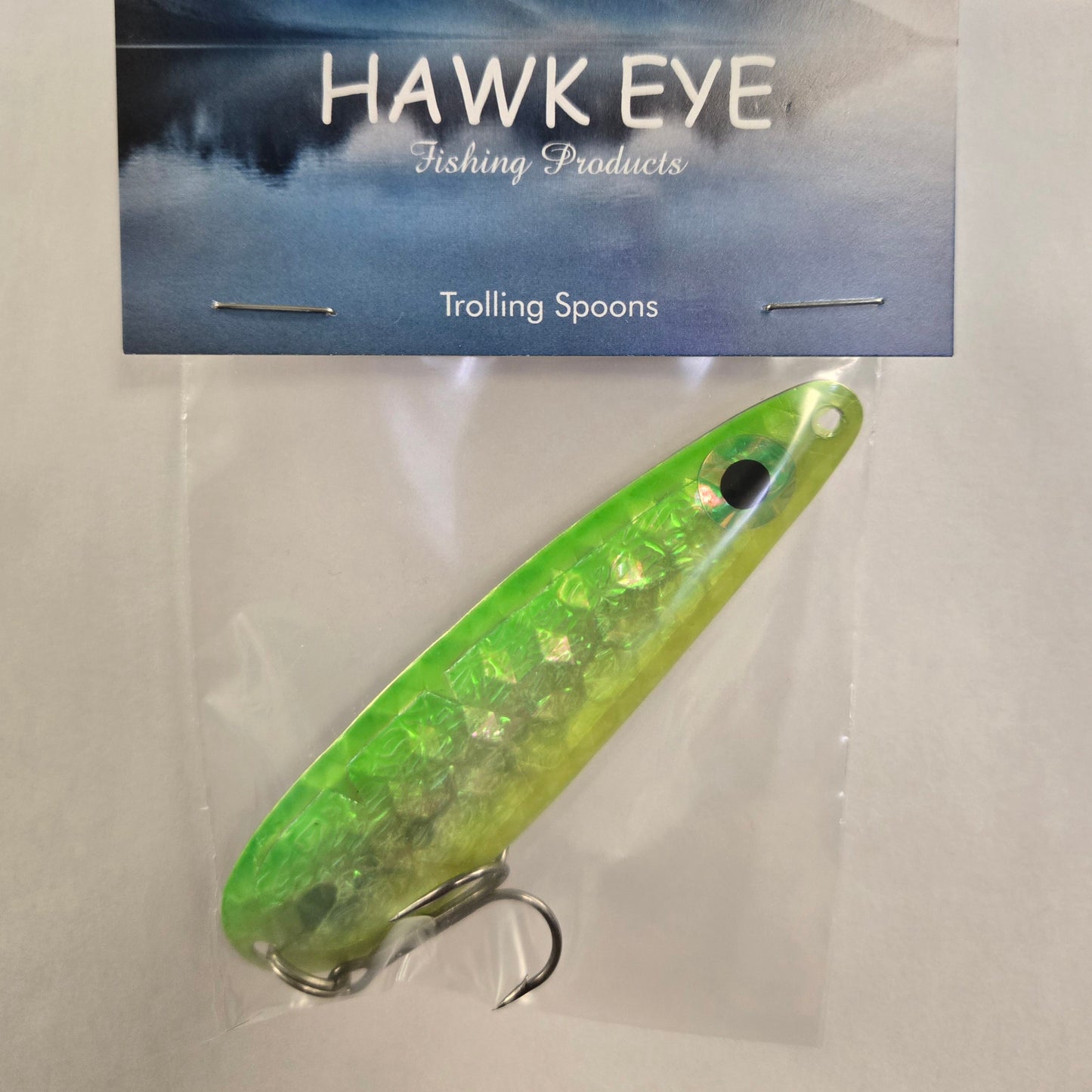 Hawk Eye 3 3/4" Trolling Spoon - Flash