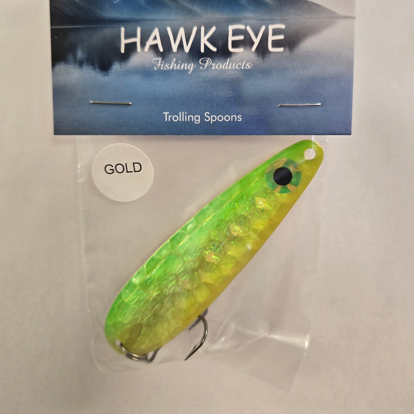 Hawk Eye 3 3/4" Trolling Spoon - Flash