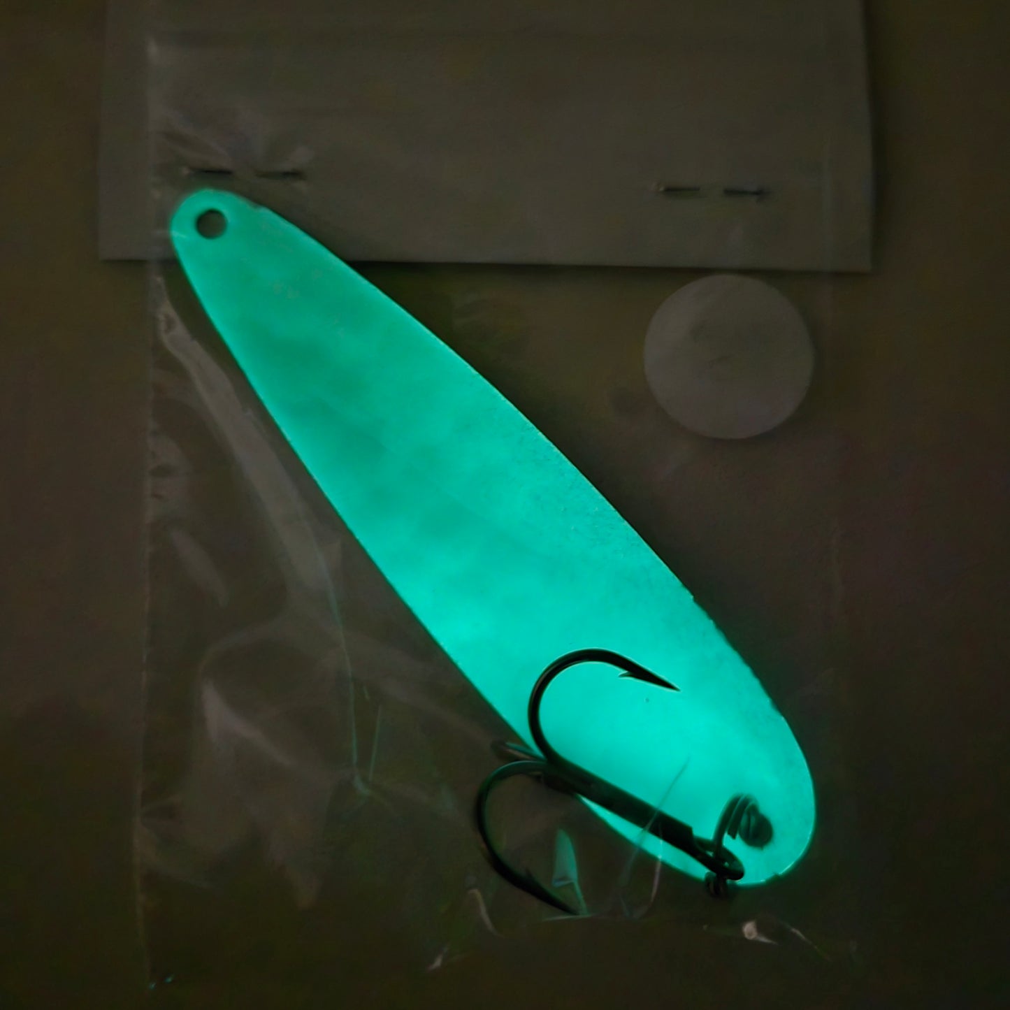 Hawk Eye Trolling Spoon - Glow Back HWK2026 - BGD