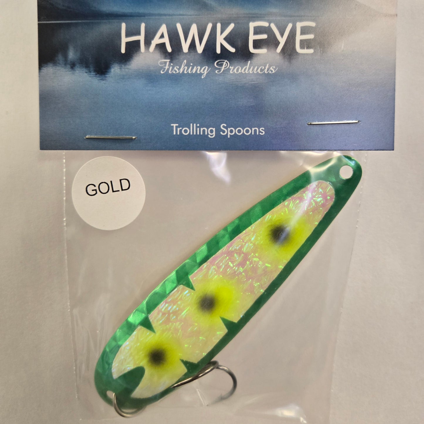 Hawk Eye 3 3/4" Trolling Spoon - Leo