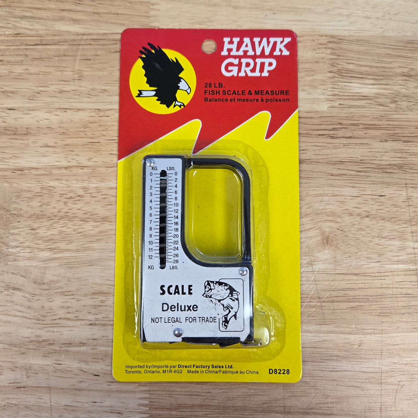 Hawk Grip - 28lb Scale and Tape Measure