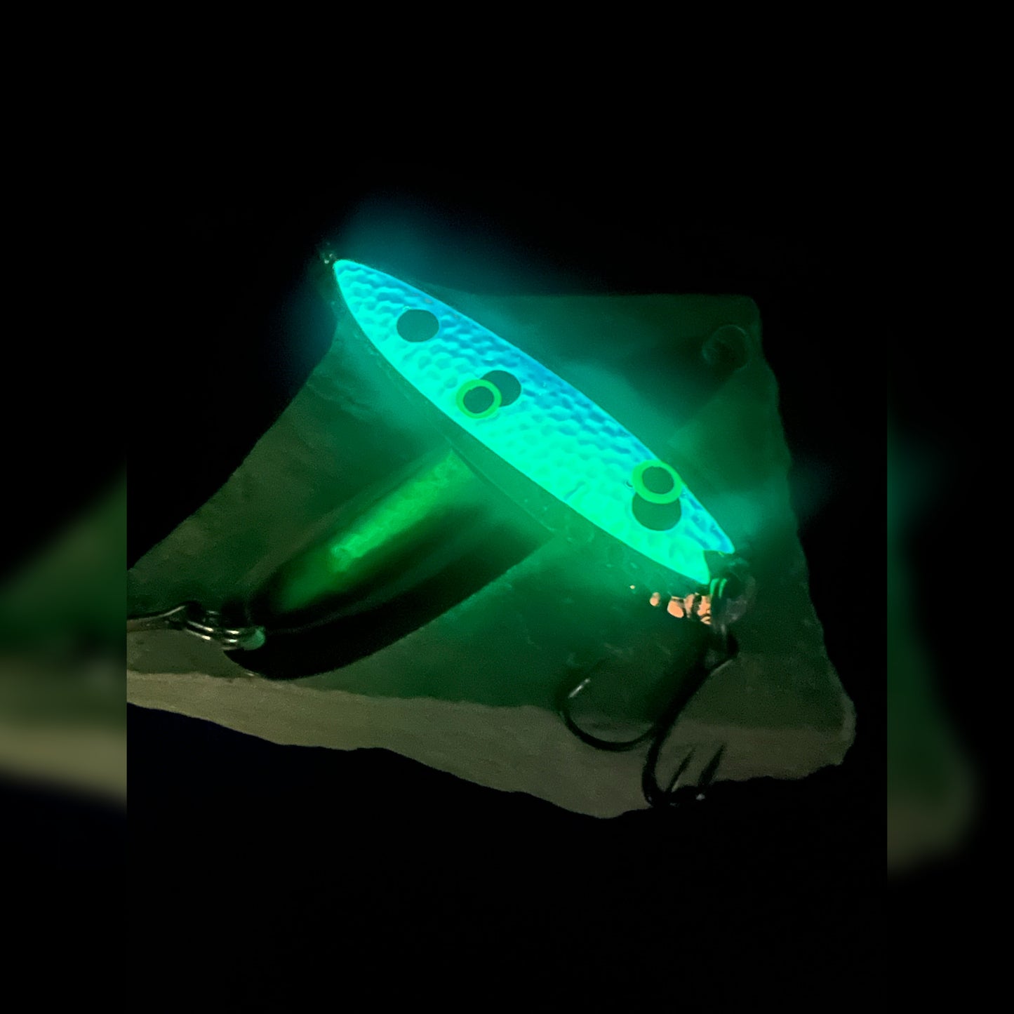 Crazy Canuck Trolling Spoons - Crazy Crackle Cranium Glow - Copper