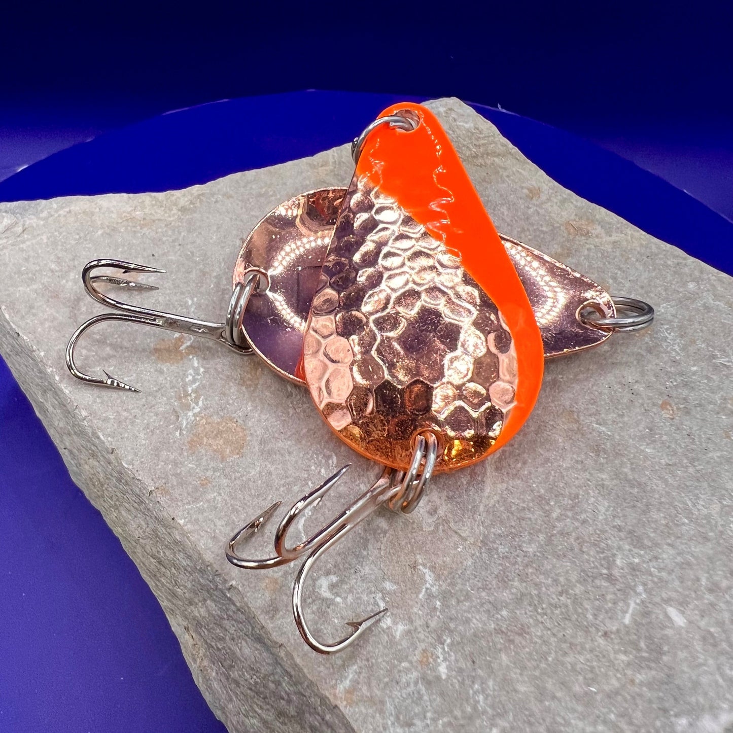 Crazy Canuck Casting Spoons - Crazy Orange Peel - Copper Hammered