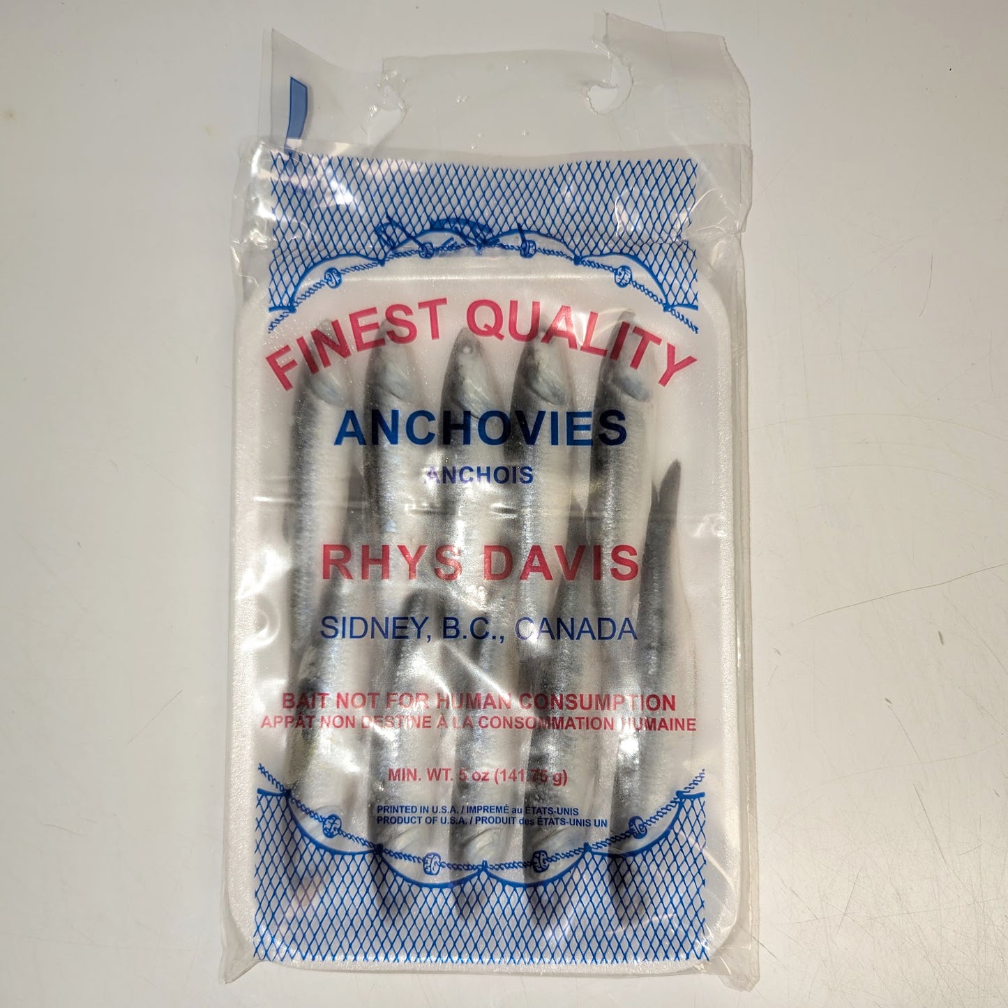 Anchois surgelés 5 1/4" - 12/plateau