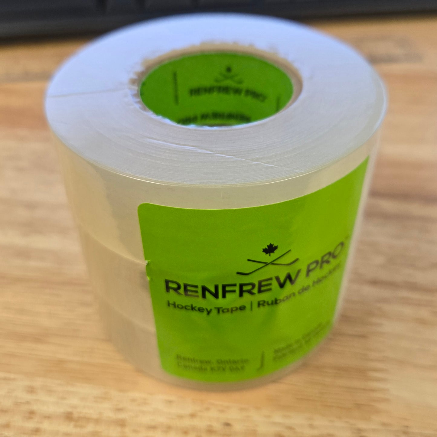 Renfrew Clear Shinpad Tape - 24mm x 25m 3pk