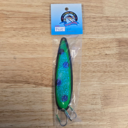 RainbowSpoons Nuclear Green UV 4 3/4"