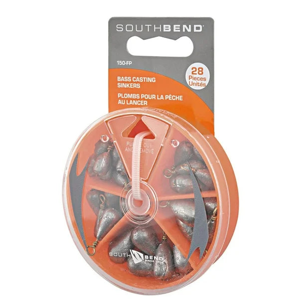 Southbend Bass Casting Sinkers Assortment