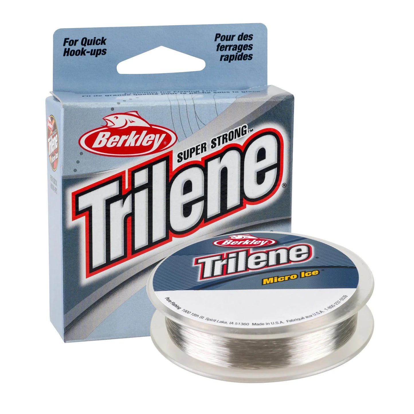 Berkley Trilene Micro Ice Line - Clear Steel