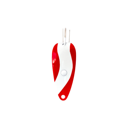 Lucky Strike Weedless Red & White Devil Bait Spoon