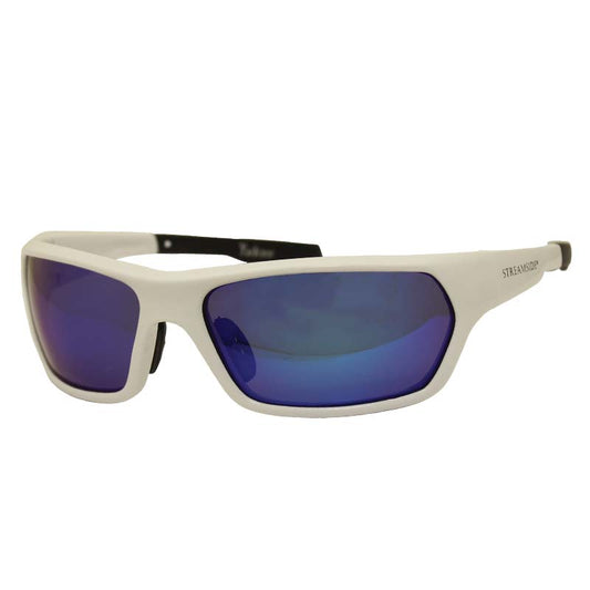 Lunettes de soleil Streamside Yukon à branches blanches - Revo Blue