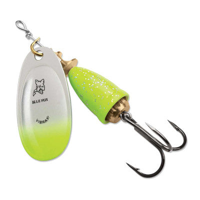 Blue Fox Vibrax - Chartreuse Vert Candyback