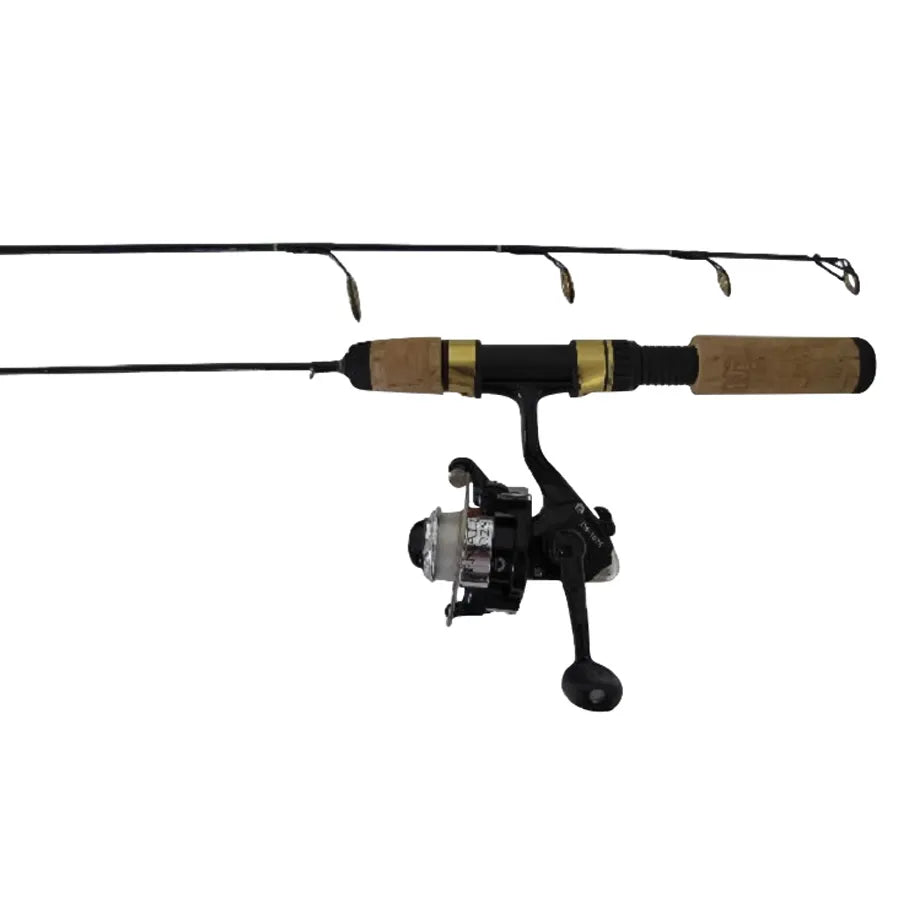 HT Polar Gold 25" Medium Ice Fishing Combo