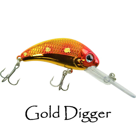 Walleye Nation Creation Boogie Shad - Gold Digger