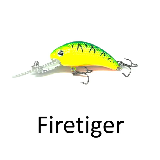 Walleye Nation Creation Boogie Shad - Fire Tiger