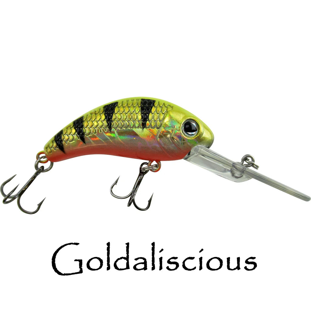 Walleye Nation Creation Boogie Shad - Goldaliscious