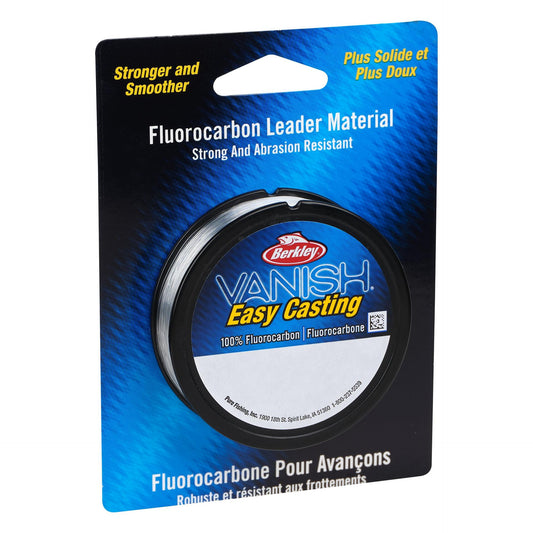 BERKLEY VANISH FLUOROCARBON LEADER LINE - CLEAR