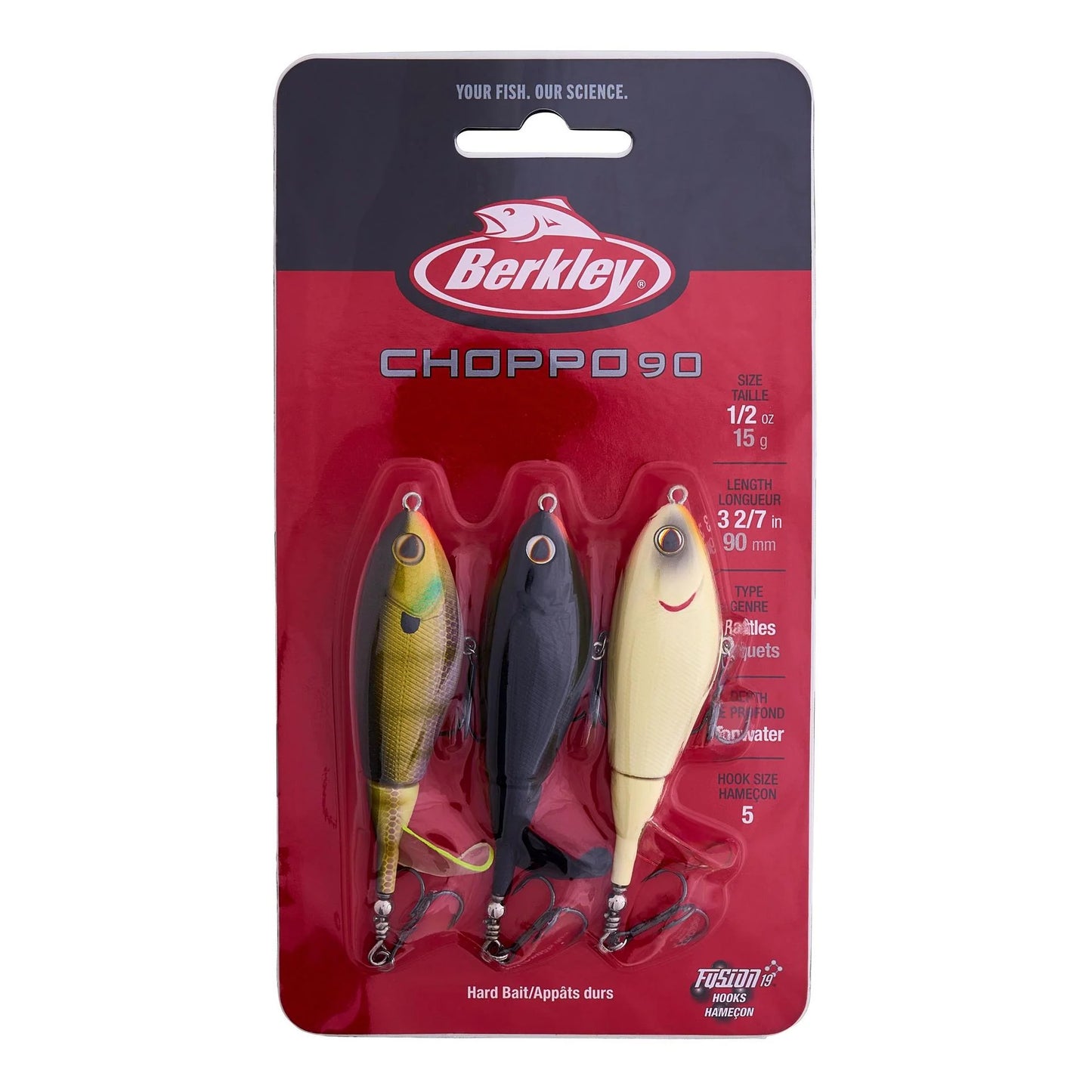 Berkley Choppo - Assorted 3 Pack
