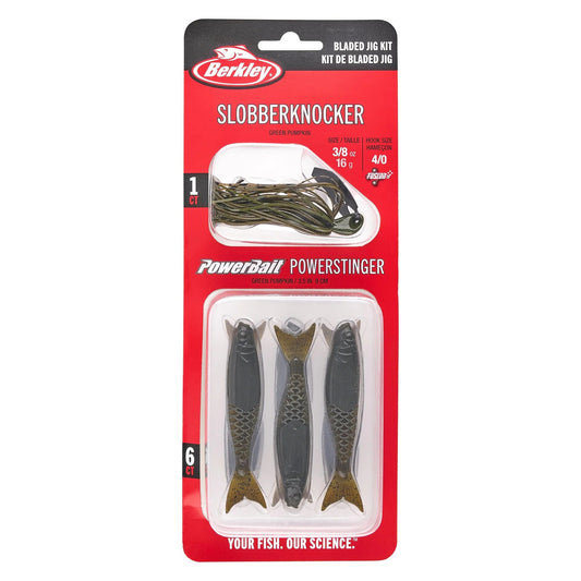 Berkley Slobberknocker and PowerStinger Kit - Green Pumpkin