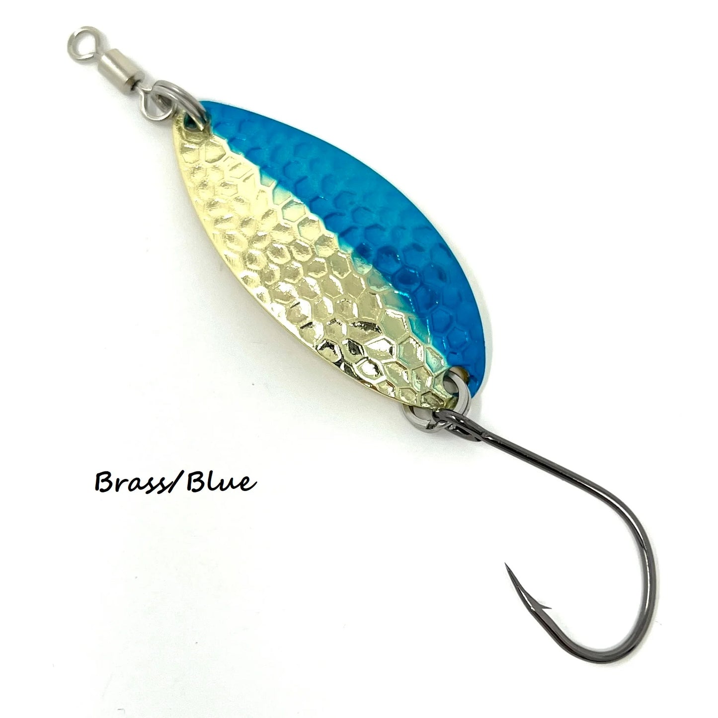 Prime Lures Glory Spoons - Brass/Blue