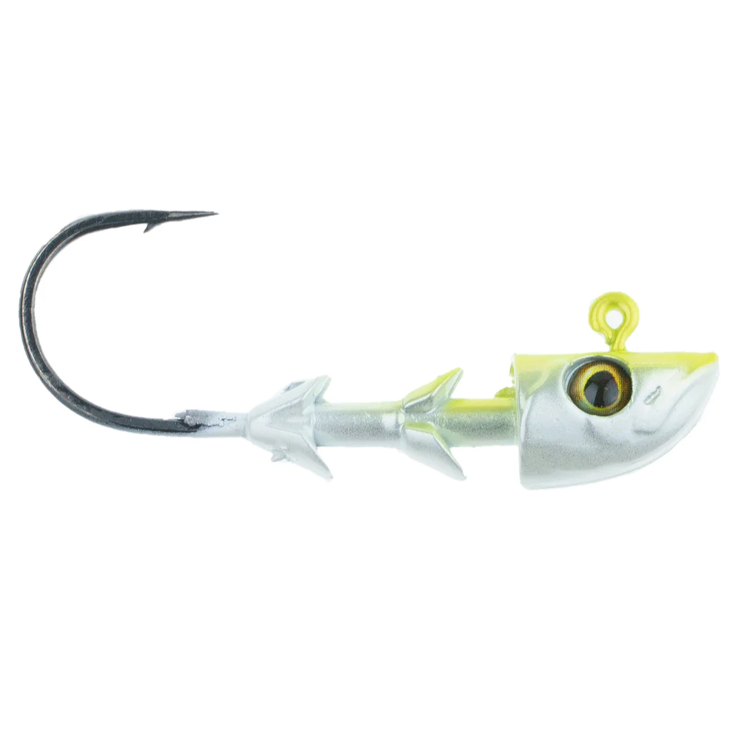 Freedom Swimbait Heads - Chartreuse/Shad