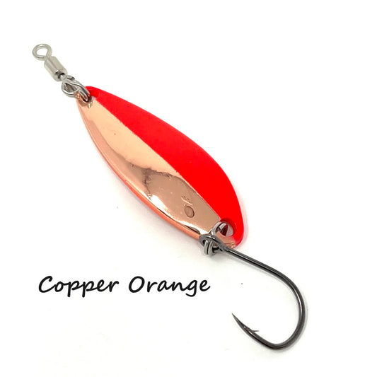 Prime Lures Trinity Spoons - Copper/Orange 50/50