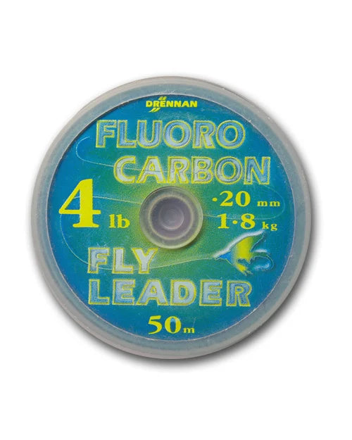 Drennan Fluorocarbon Leader Line - 50m Spools