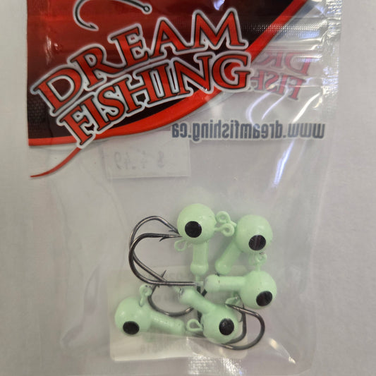 Dream Fishing Jig Heads - Glow