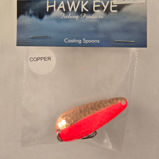 Hawk Eye 2 1/4" Casting Spoon - Blaze