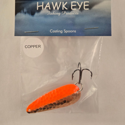 Hawk Eye 2 1/4" Casting Spoon - Citrus Slice