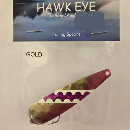 Hawk Eye 3 1/4" Trolling Spoon - Dragon Fruit