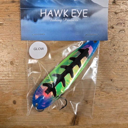 Hawk Eye Trolling Spoon - Glow HWK2026 - BG
