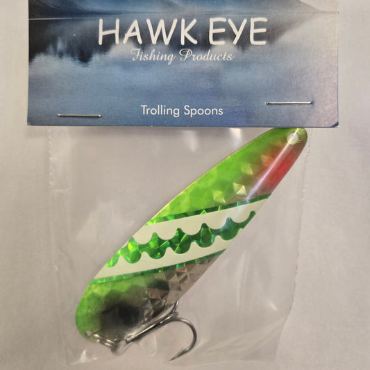 Hawk Eye 3 3/4" Trolling Spoon - Lizard Lips