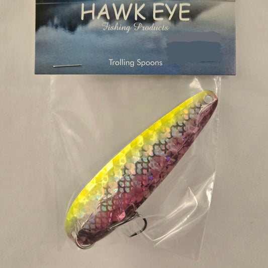 Hawk Eye 3 3/4" Trolling Spoon - Pink Lemonade
