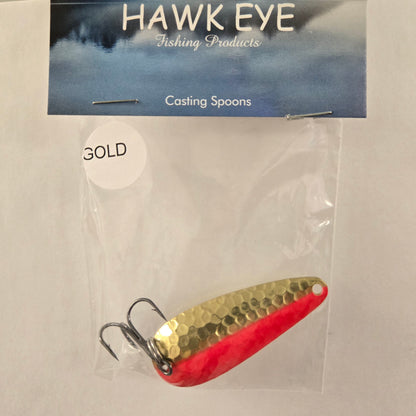 Hawk Eye 2 1/4" Casting Spoon - Blaze