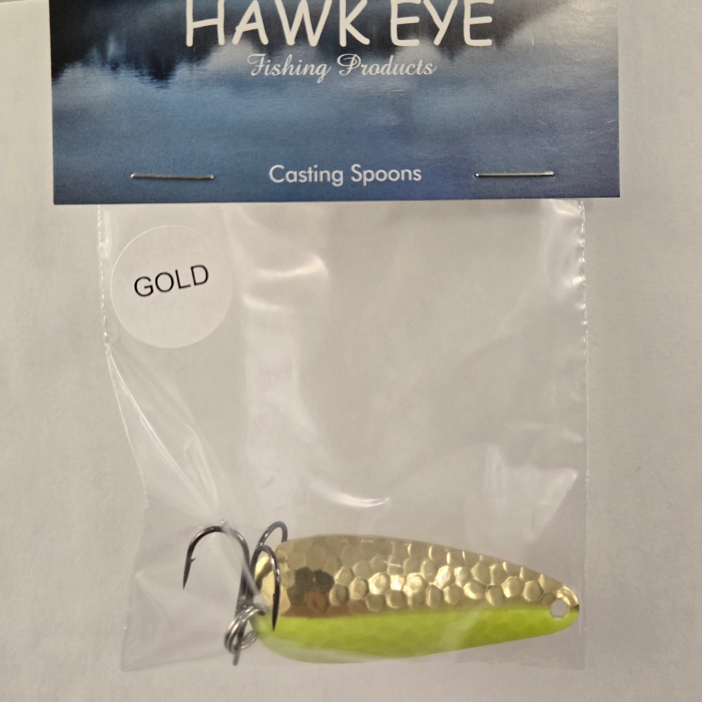 Hawk Eye 2 1/4" Casting Spoon - Canary