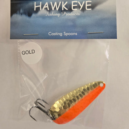 Hawk Eye 2 1/4" Casting Spoon - Citrus Slice