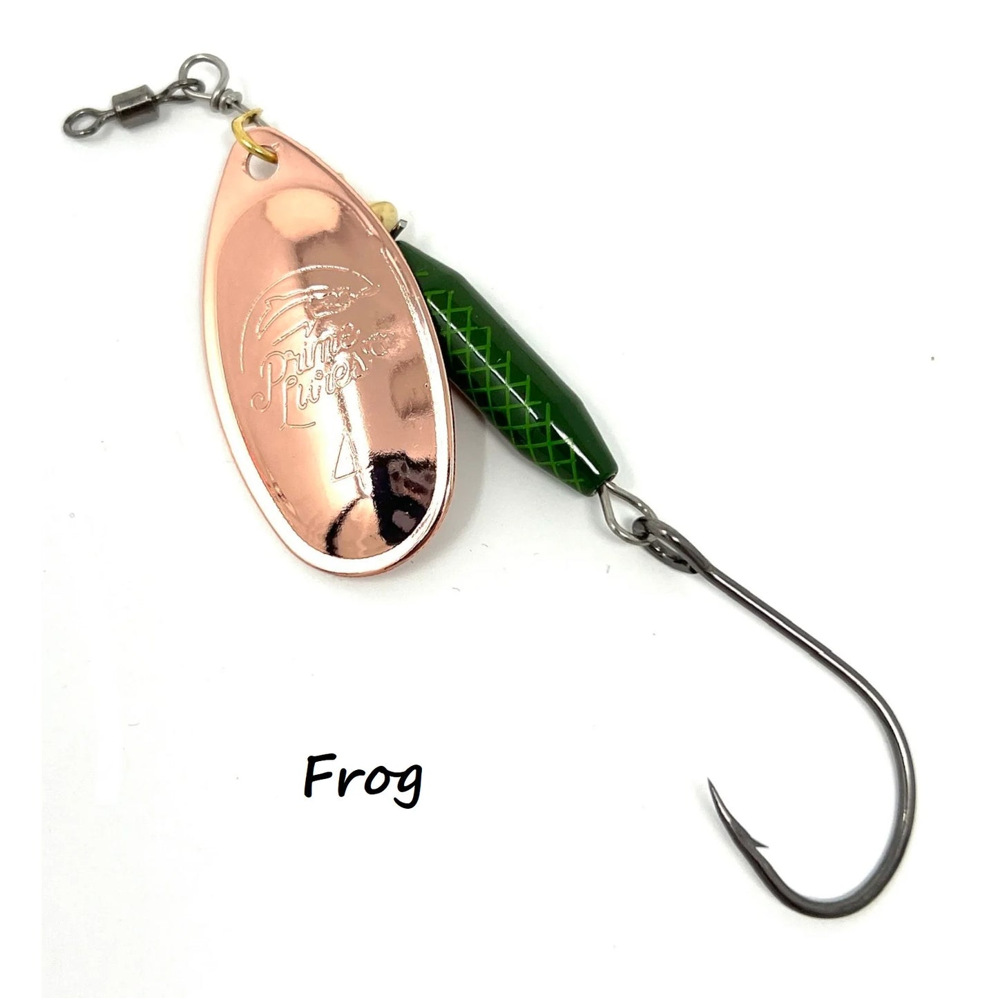 Prime Lures Clean Up Crew Spinners - Frog