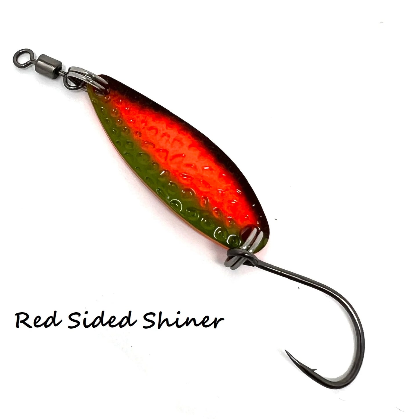 Prime Lures Wiggler Spoons - Red Sided Shiner