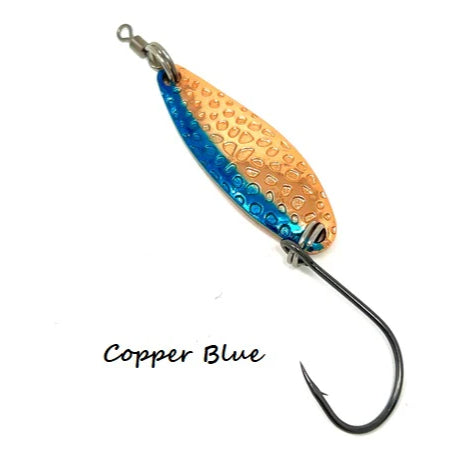 Prime Lures Wiggler Spoons - Copper/Blue