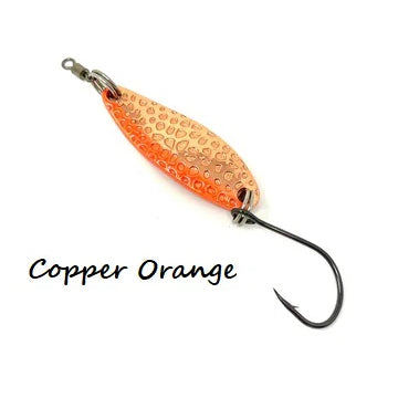 Prime Lures Wiggler Spoons - Copper/Orange