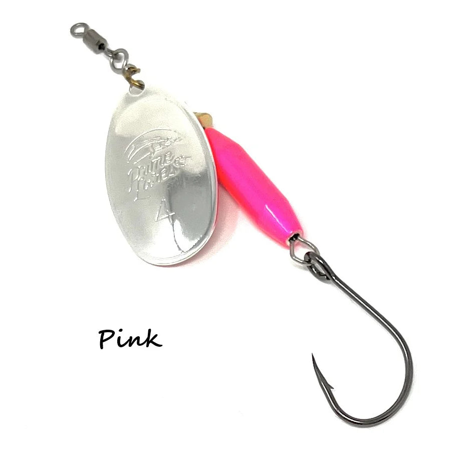 Prime Lures Clean Up Crew Spinners - Pink/Silver