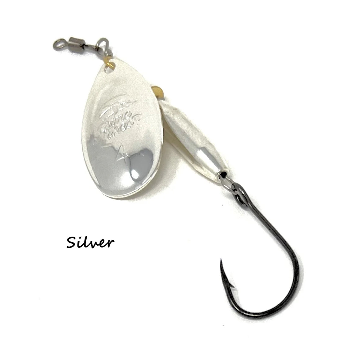 Cuillers rotatives Clean Up Crew de Prime Lures - Argent/Argent