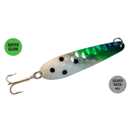 NORTHERN KING NK28 - 3-3/4" 1/2oz - Green Dalmation